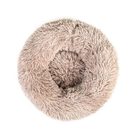 Cama tipo dona para Perro/Gato 80 cm Beige