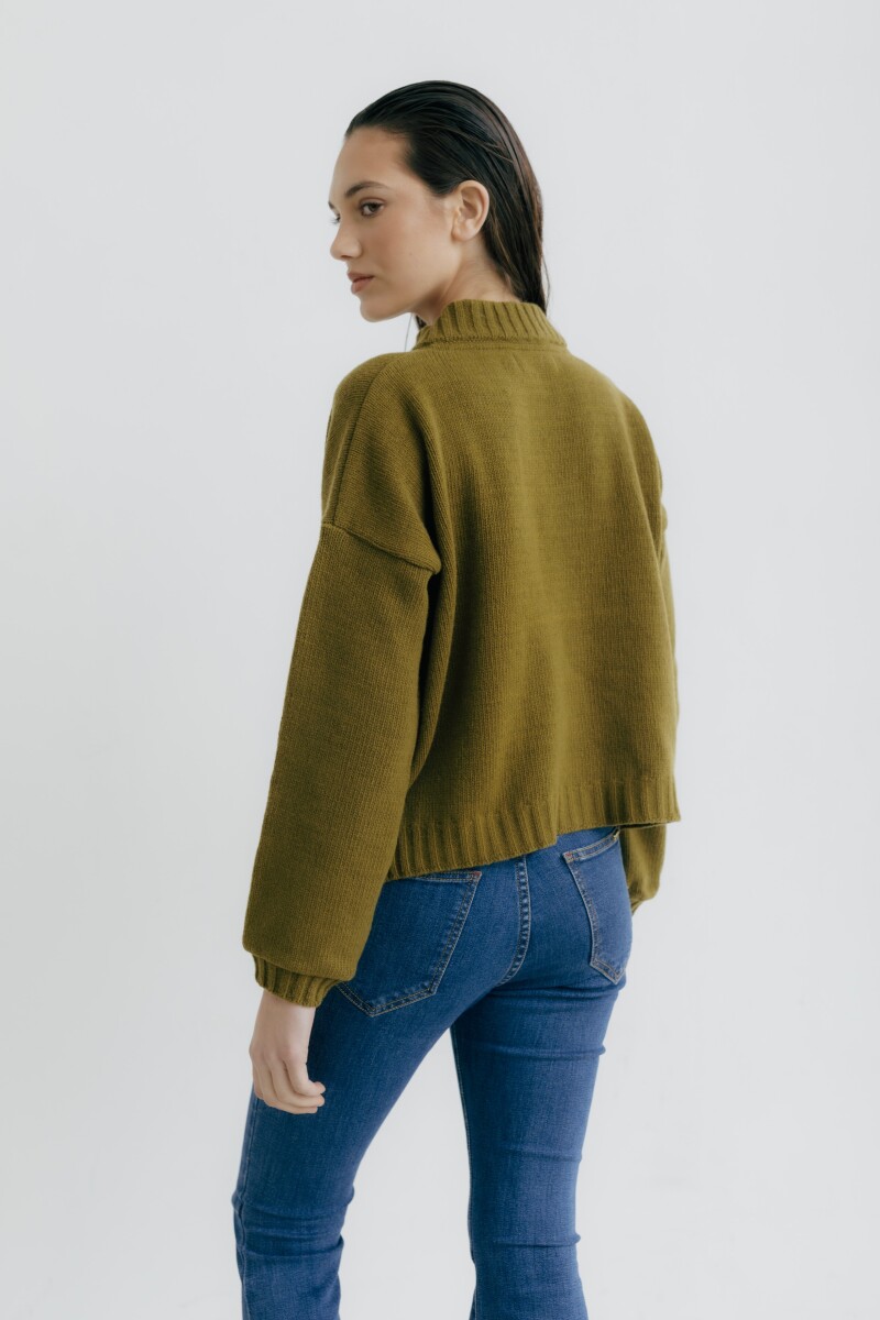 CARDIGAN TERRO PICK Verde