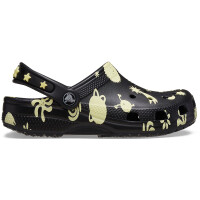 Classic Clog Glow Space Negro