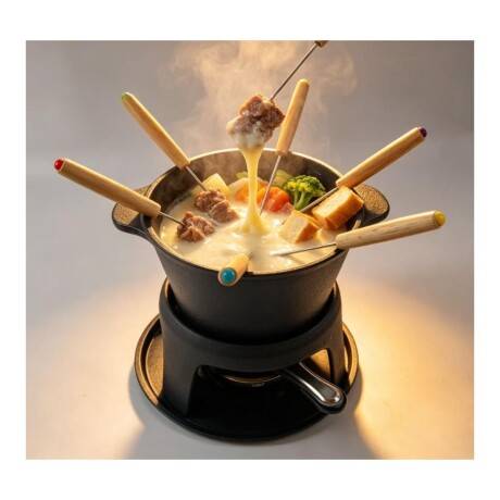 SET FONDUE FIRE KING 6 PERSONAS HIERRO FUNDIDO PREMIUM SET FONDUE FIRE KING 6 PERSONAS HIERRO FUNDIDO PREMIUM