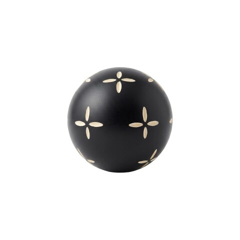 ESFERA MDF NEGRO COMB 11CM Unica