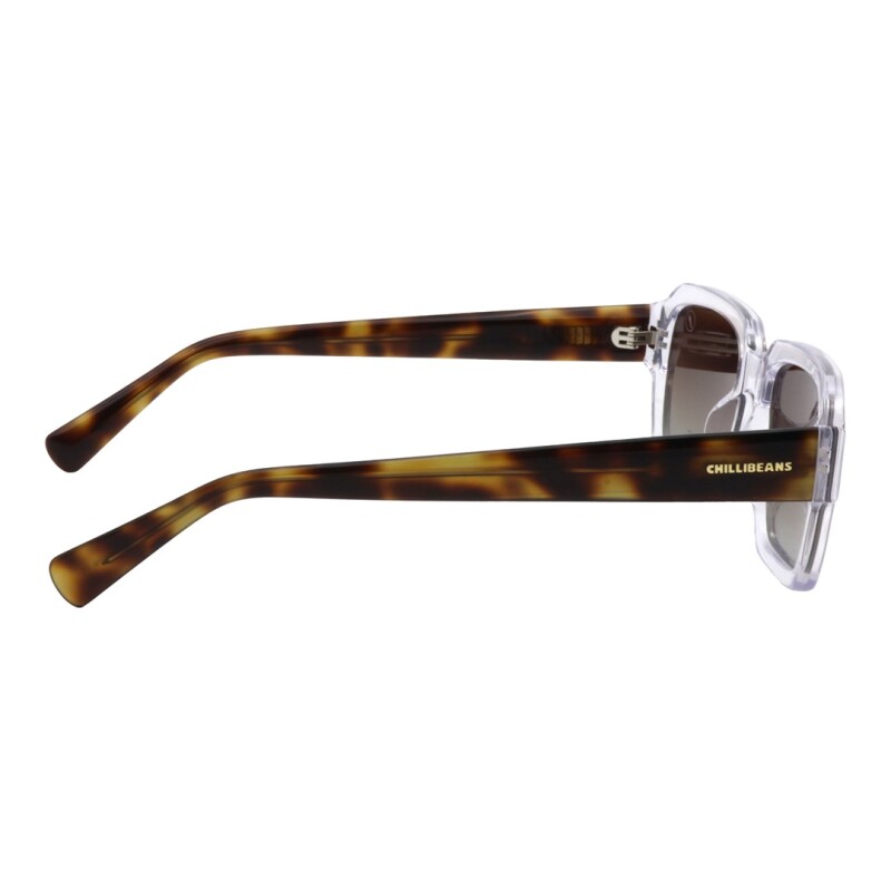 Lentes de Sol Chilli Beans Morelos Transparente - Marrón