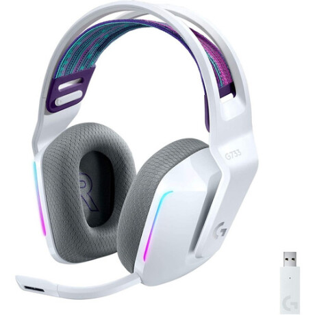 Auriculares Gamer Inalámbricos Logitech G Series G733 Blanco Con Luz Rgb Auriculares Gamer Inalámbricos Logitech G Series G733 Blanco Con Luz Rgb