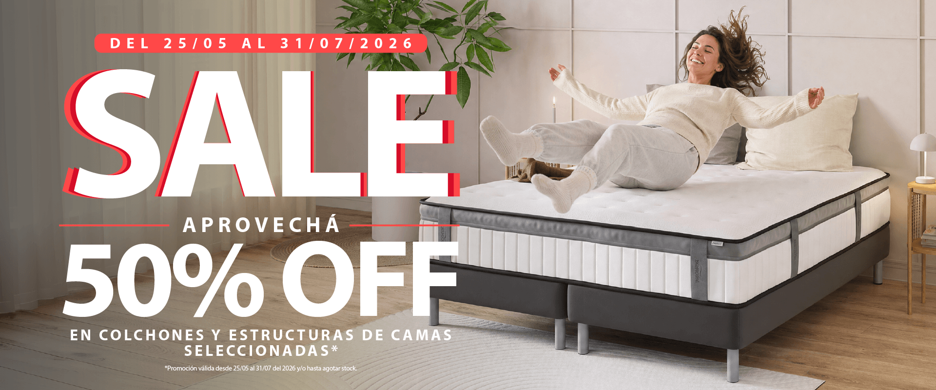 Colchones 50% OFF
