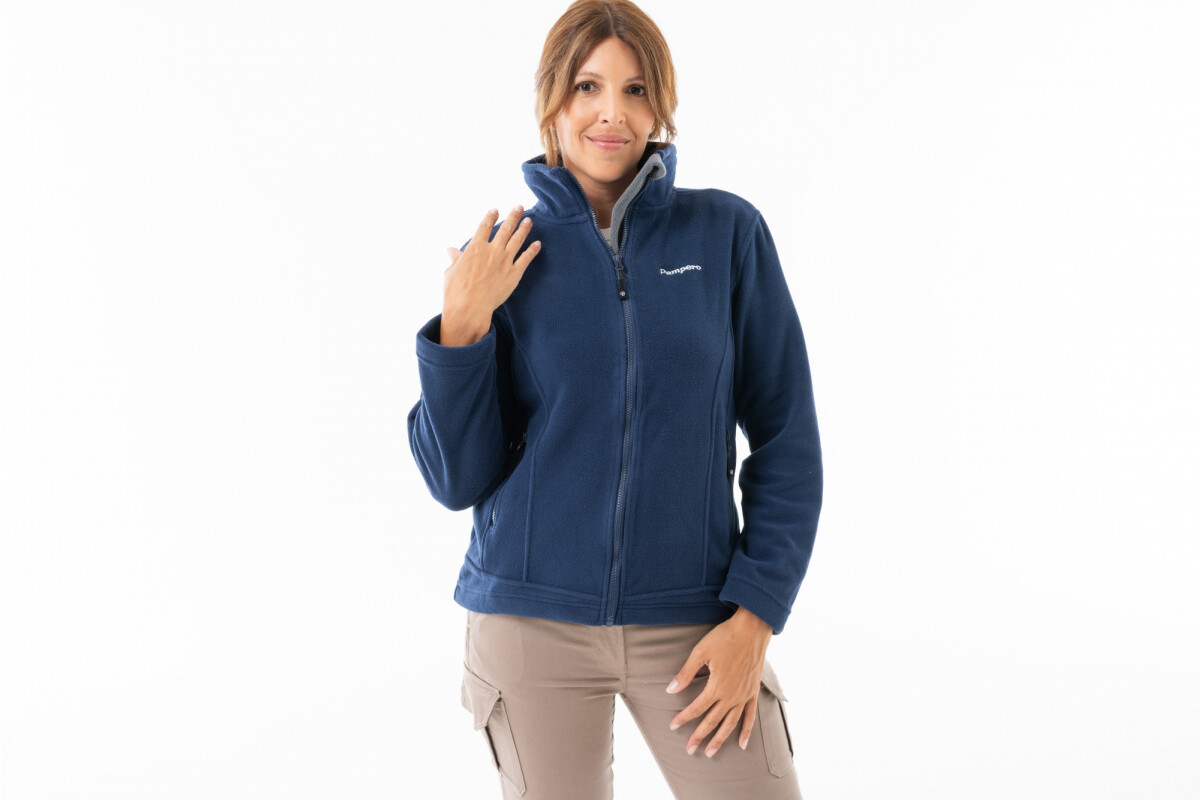 CAMPERA POLAR MONTTES MUJER Azul