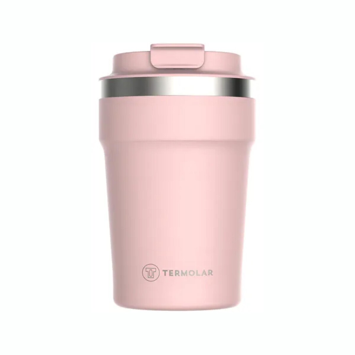 Vaso Térmico TERMOLAR Con Tapa Capacidad 380ML - Rosado 