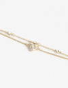Pulseras Flexibles Strass Pulsera Flexible Multicadena Dorado - Dorado