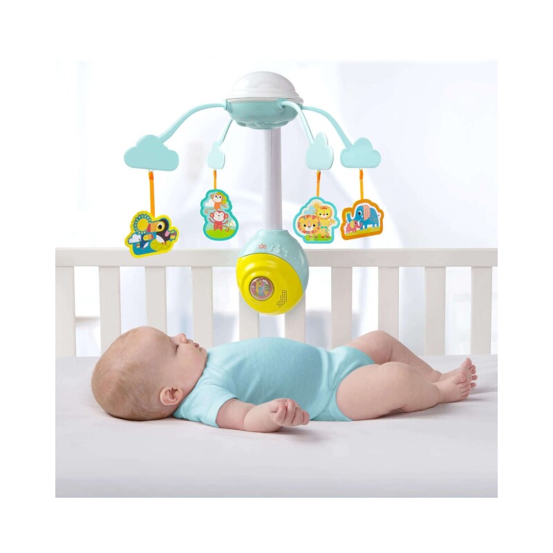 Móvil para cuna de bebé Bright Starts Safari 2 en 1 Móvil para cuna de bebé Bright Starts Safari 2 en 1
