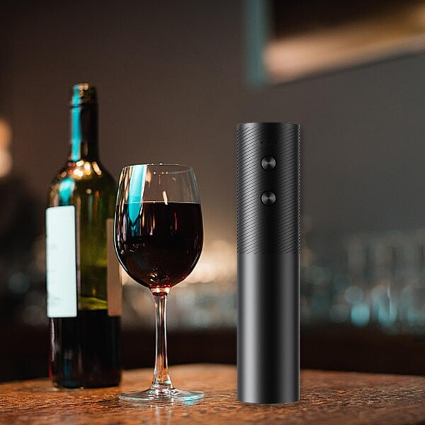Sacacorchos Descorchador Eléctrico Automatico Botella Vino Color Variante Negro
