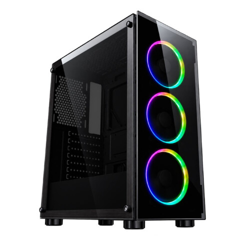 Gabinete Gaming Perseo Hero 3 Fanes Argb GABINETE GAMING PERSEO HERO 3 FANES ARGB