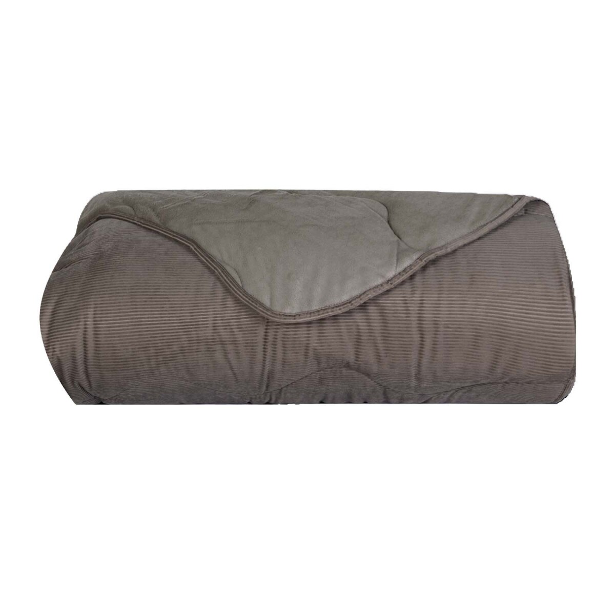 ACOLCHADO - 2 PLAZAS MICROFIBRA VERDE RIB OLIVA 