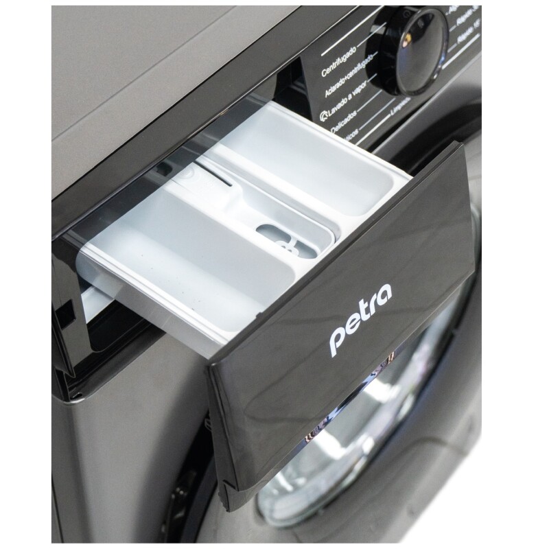 Lavarropas Petra Automático Inverter 6kg Silver Frontal Gris Oscuro Lavarropas Petra Automático Inverter 6kg Silver Frontal Gris Oscuro