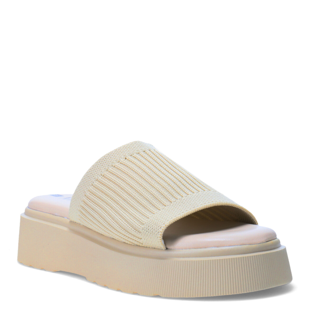 Sandalia de Mujer Miss Carol QUIRIMBA con tira de tela - Beige 