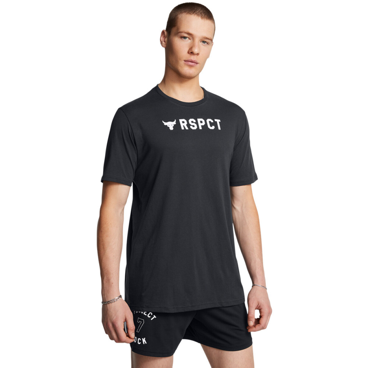 UA Pjt Rck Rspct SS-ORG - BLK-001 