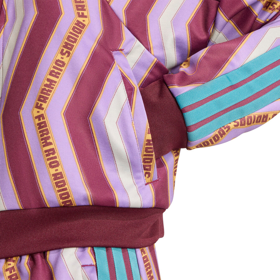 Campera de Mujer Adidas Farm Tiro Tt Rojo - Violeta