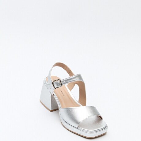 SANDALIA PRAGA Plateado