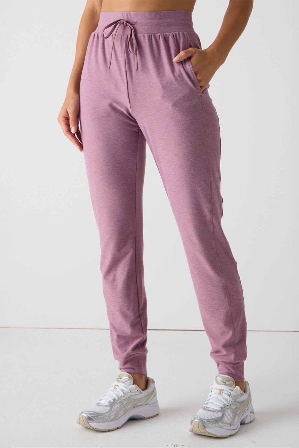 Leggings Jogger Cloud Jersey Mujer Mushroom Mauve Heather