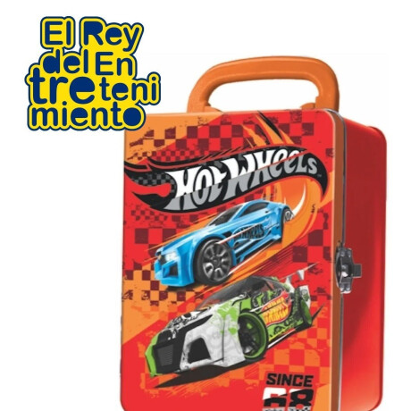 Hot Wheels Porta Autitos X18 Valija Metal Hot Wheels Porta Autitos X18 Valija Metal