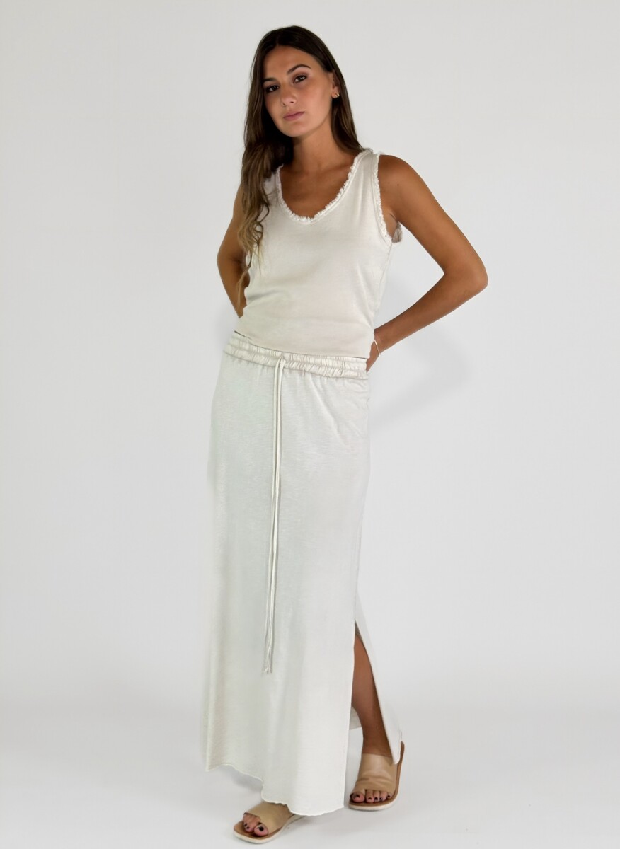 POLLERA TANGER - CRUDO 