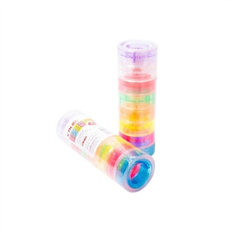 Pack de 8 cintas adhesivas Multicolor