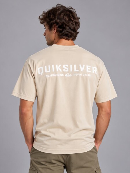 T-SHIRT QUIKSILVER 40623 M.C OVEI BEIGE