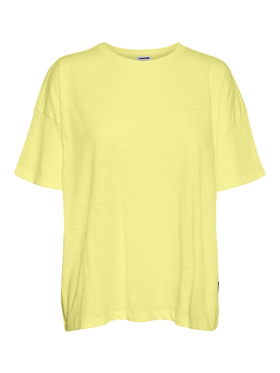 Camiseta Mathilde Loose - Pale Lime Yellow 