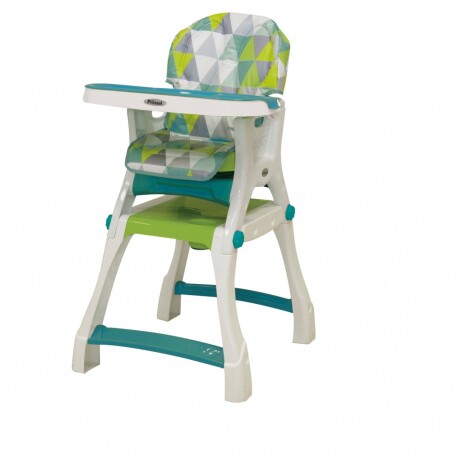 Bebesit Silla de Comer Kinder - triángulos verde Bebesit Silla de Comer Kinder - triángulos verde