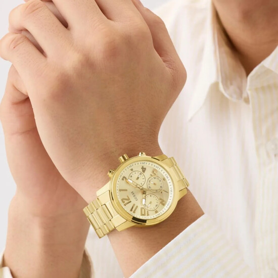 Reloj GUESS PARKER Acero Dorado Esfera 44mm 0