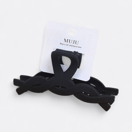 Pinza Para Cabello Negro Mate Pinza Para Cabello Negro Mate