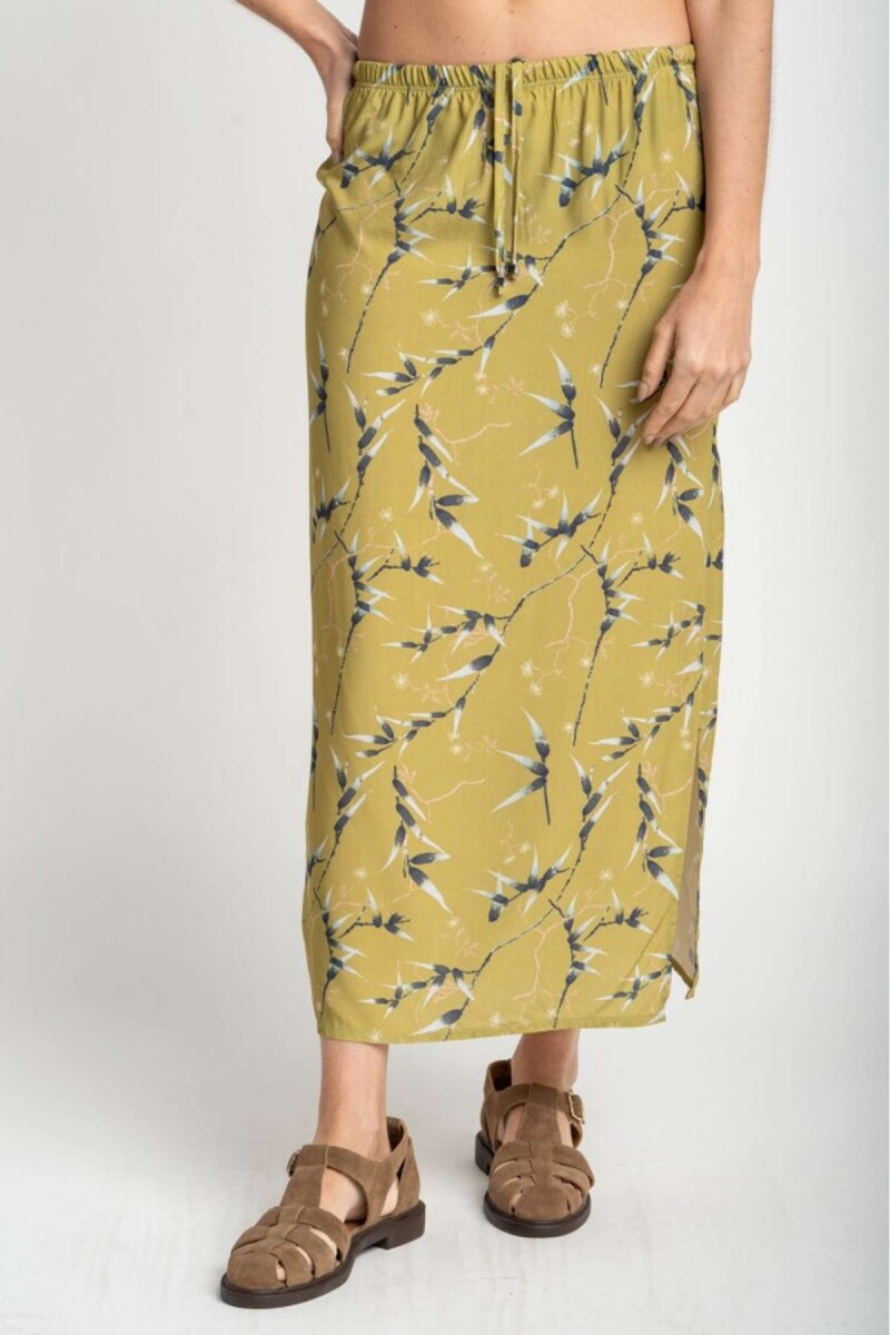 Falda Print - Pistacho 