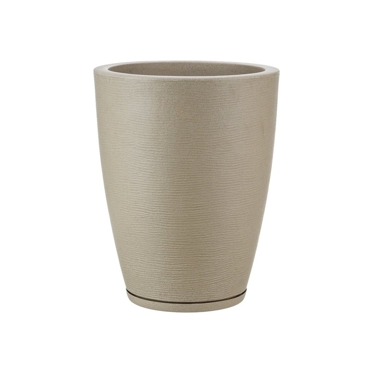 MACETA 29X44CM AMSTERDA GRAPHITO EFECTO PIEDRA BEIGE 