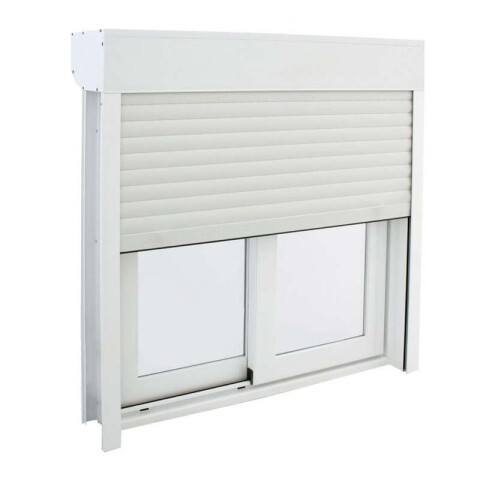 Ventana de PVC Blanco 120 X 100 Con Persiana Corrediza Ventana de PVC Blanco 120 X 100 Con Persiana Corrediza