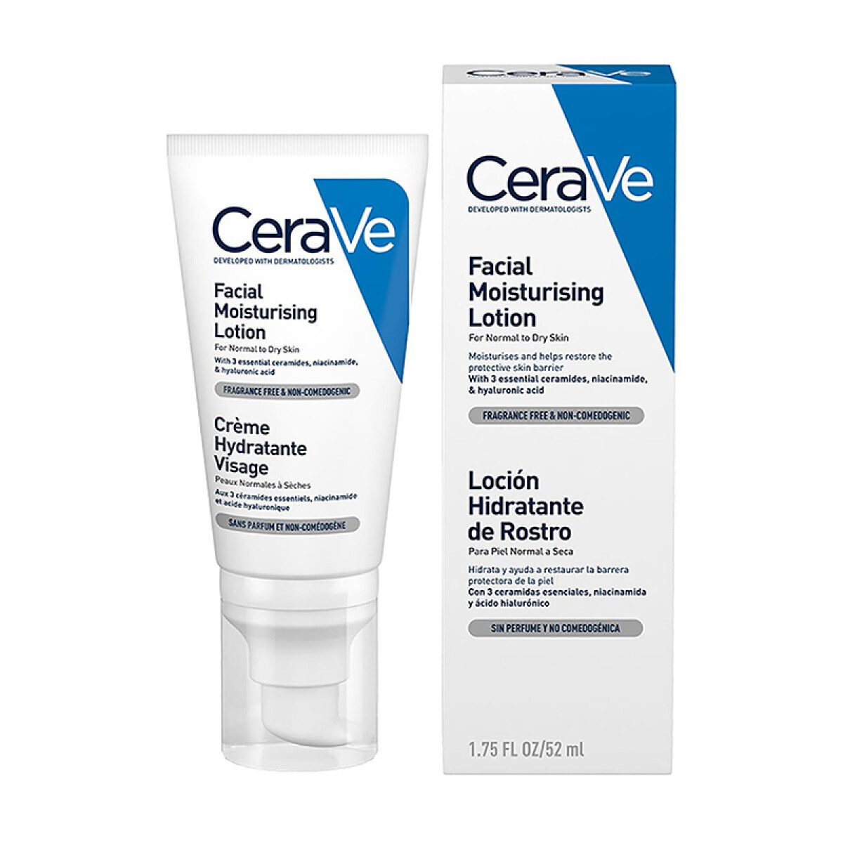 CeraVe Loción Hidratante de Rostro PM 52 ml 