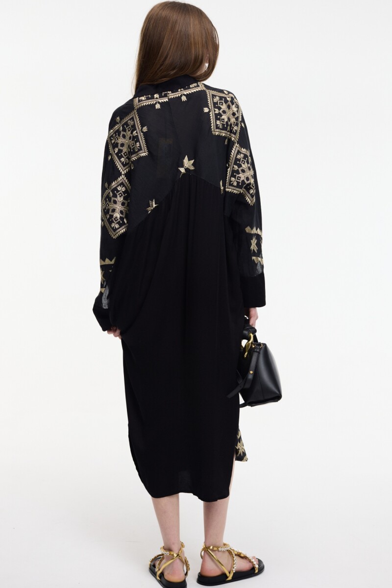 VESTIDO CAMISERO Negro