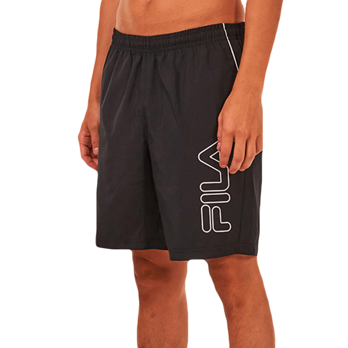 FILA Train 7,5" Bermuda training para hombre - Negro/Blanco - Negro-Blanco 
