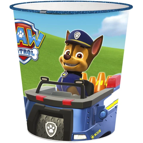 Papelera De Plástico Paw Patrol Oficial PAW PATROL CHASE AZUL