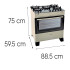 Cocina Supergas James C695v PLATEADO