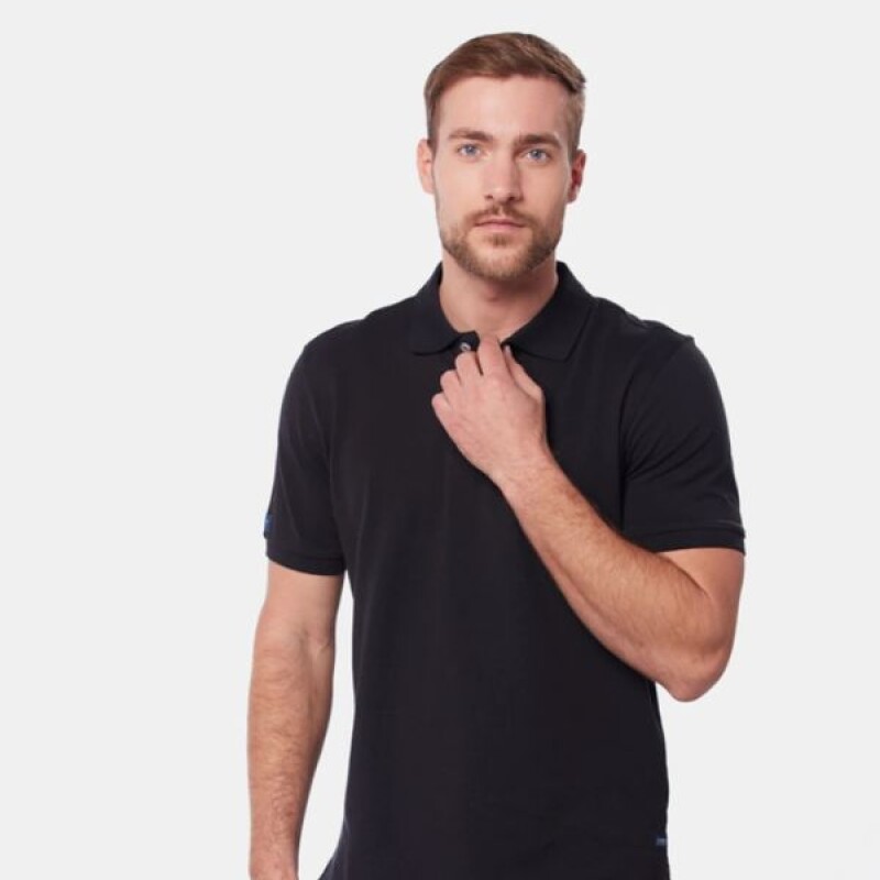 Remera Hombre Polo Legacy Negro