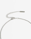 Collares Largos Strass Collar Largo Corazón - Plateado Rodio