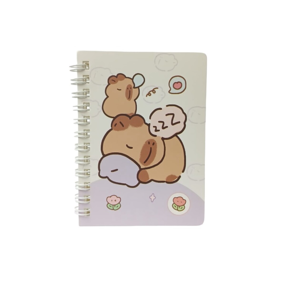 Cuaderno pocket capibara - violeta 