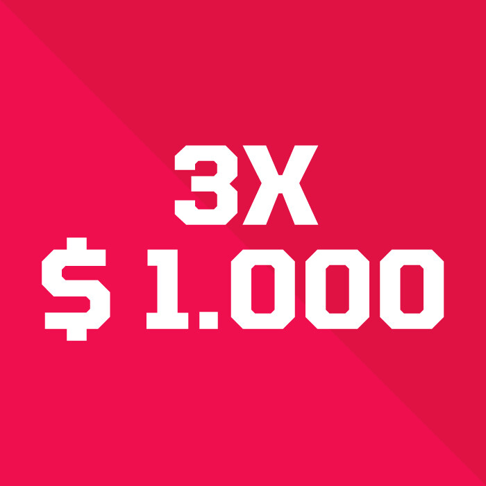 3x$1000