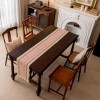 Sendero caminero de mesa cuadrícula 30 x 180 cm rojo