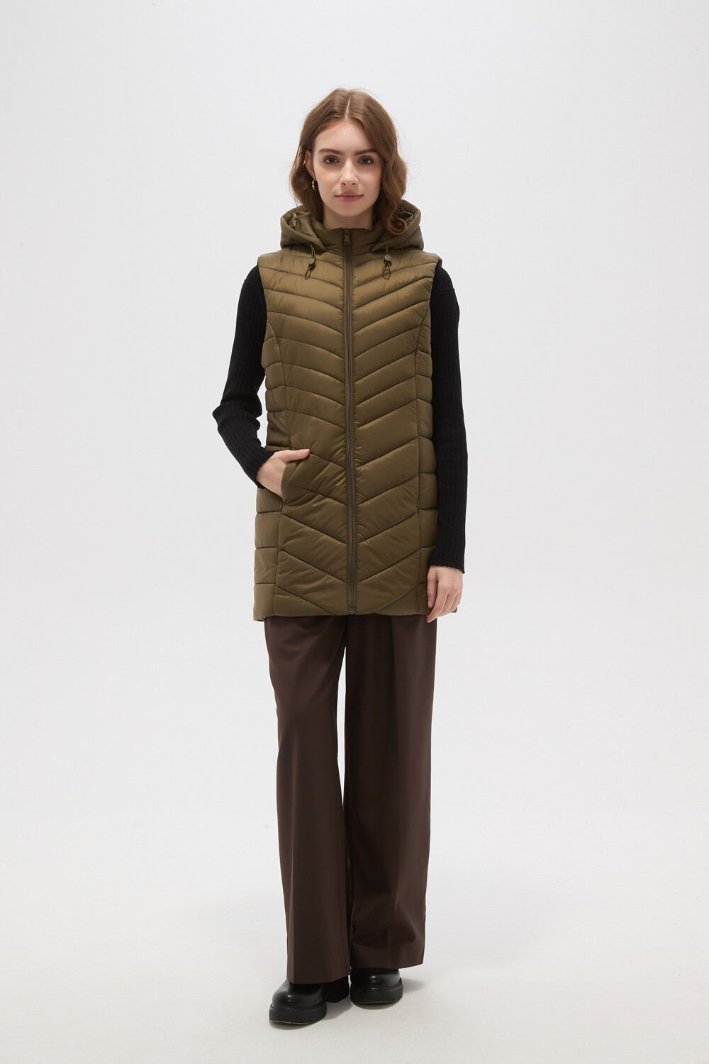 Chaleco Aenor Verde Oliva Oscuro