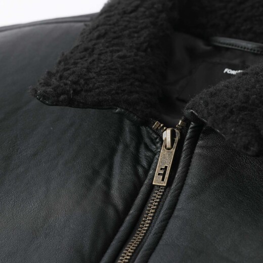 Campera Former Sherpa Leather - Negro Campera Former Sherpa Leather - Negro