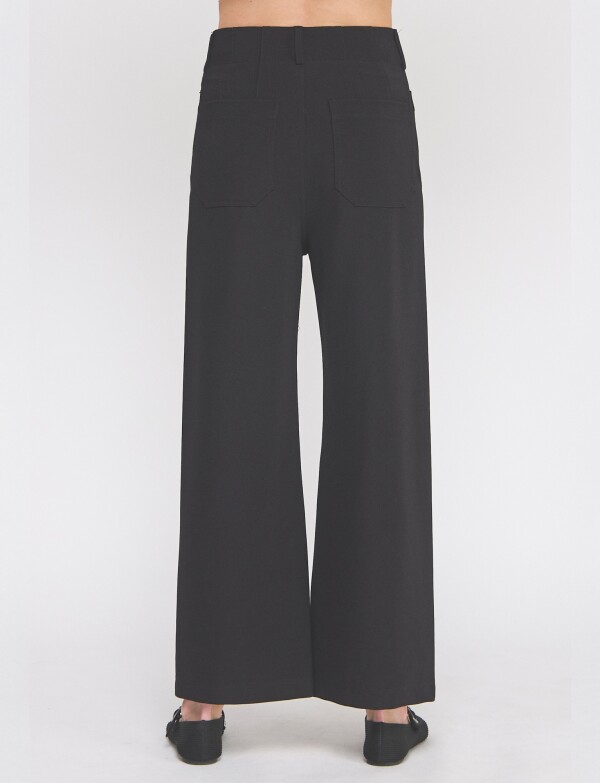 Pantalon Wide Leg NEGRO