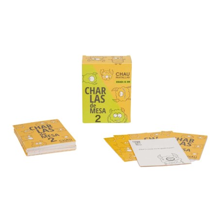 Chau Pantallas Cartas Grandes - Charlas de Mesa Chau Pantallas Cartas Grandes - Charlas de Mesa