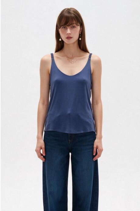 Musculosa Imera Azul Piedra