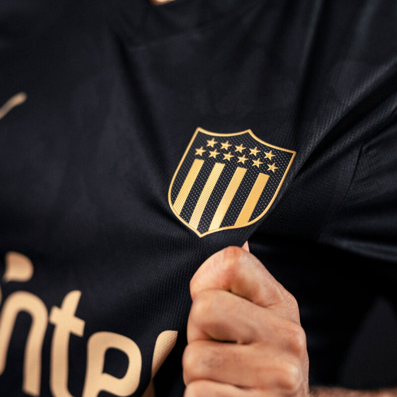 Camiseta de Hombre Puma Peñarol Away Negro - Dorado