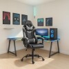 Silla Gamer Lumax Modelo ROM Negro/Gris