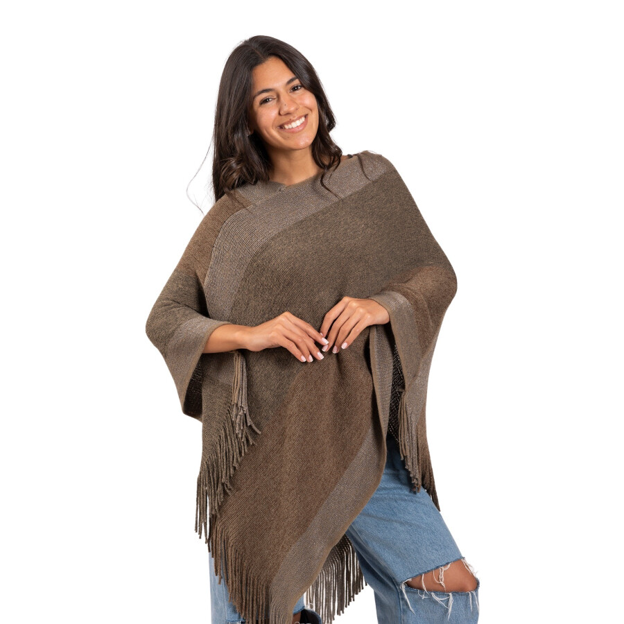 CHERRY PONCHO BROWN